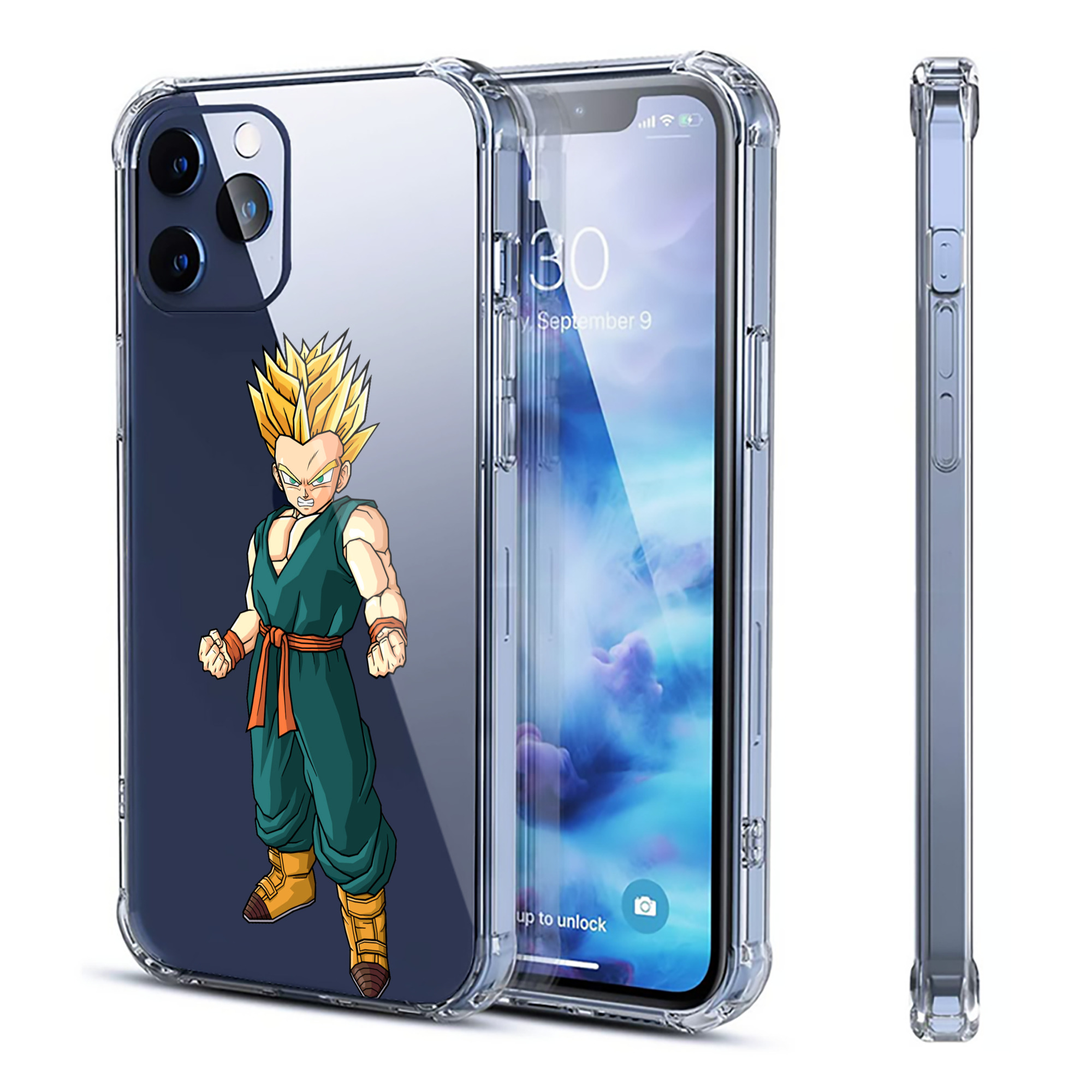 （画像用） ドラゴンボール DRAGON BALL 【iPhone 12シリーズ対応】透明スマホケース（クリアソフトケース）